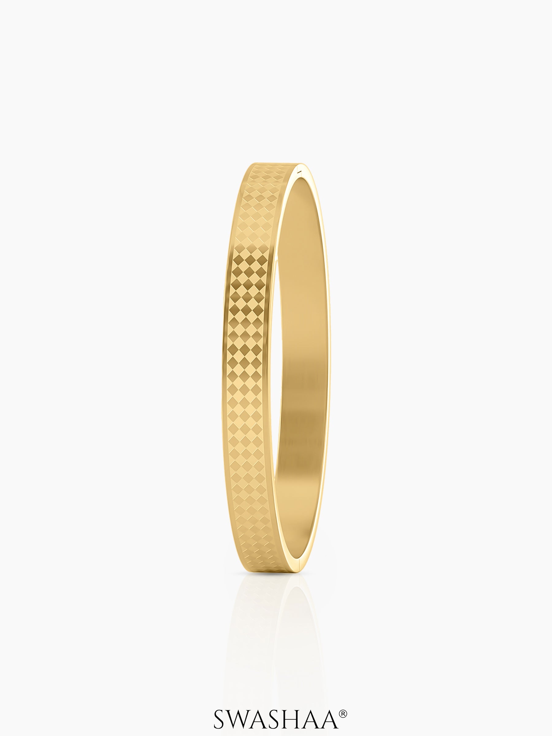 Jaden Pattern 18K Gold Plated Bracelet