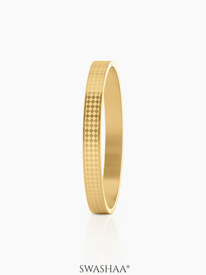 Jaden Pattern 18K Gold Plated Bracelet