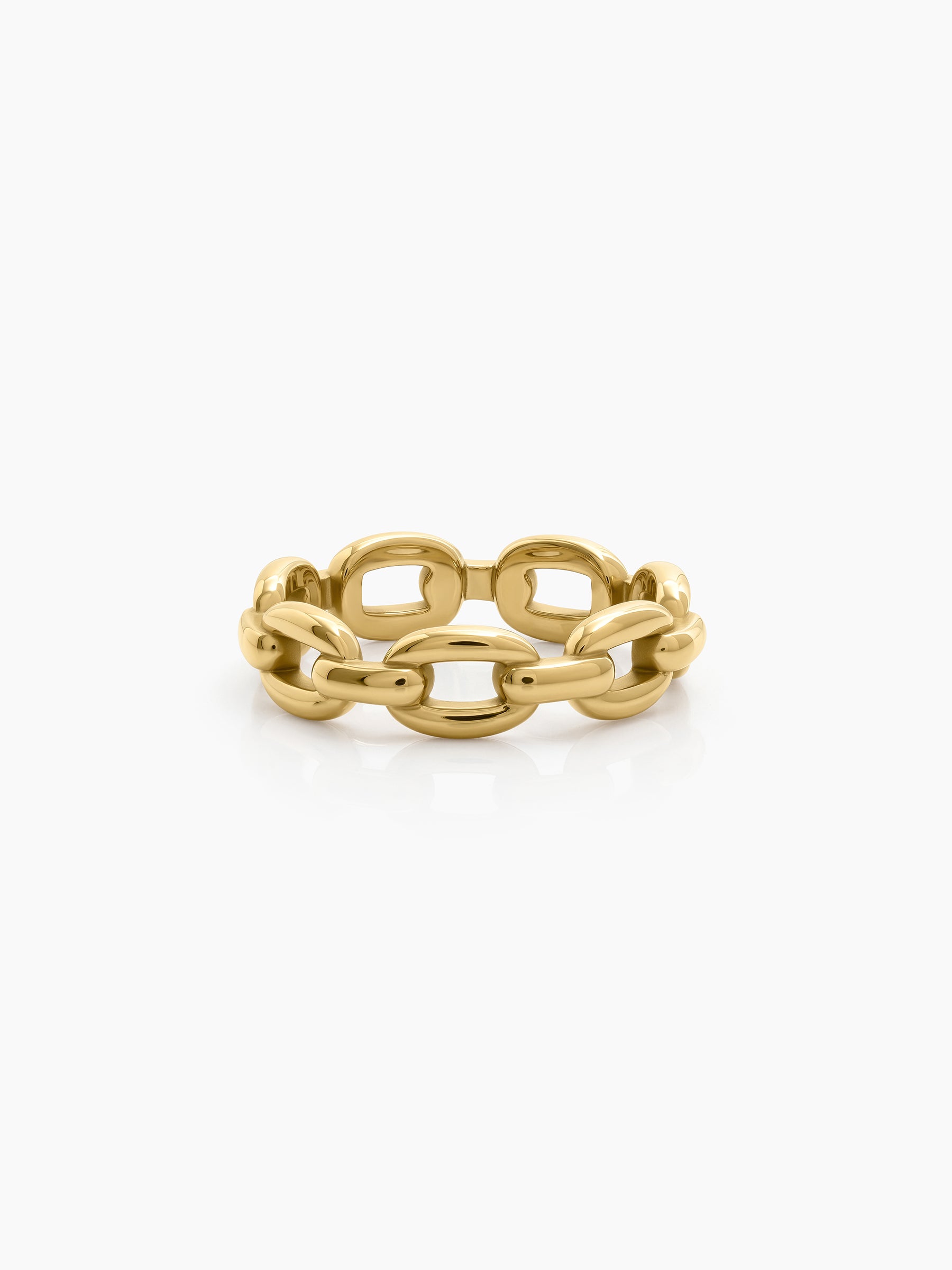 Coran Link 18K Gold Plated Band Men's Rings - Swashaa