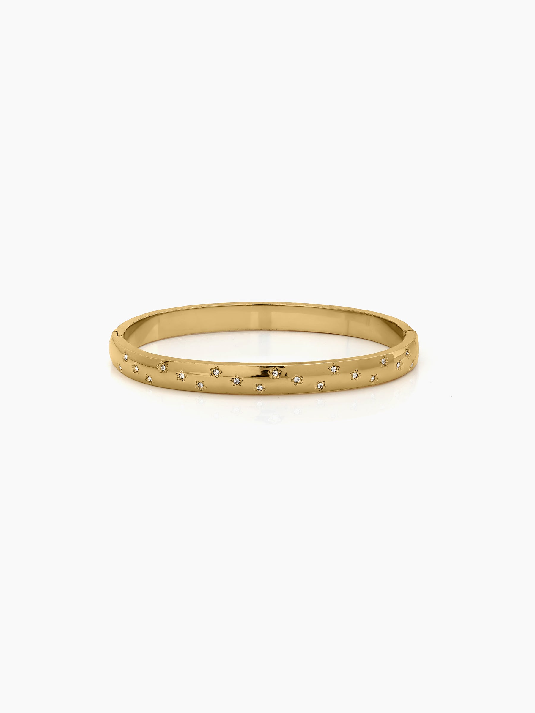 Corissa Diamond Star 18K Gold Plated Women's Band Bracelet