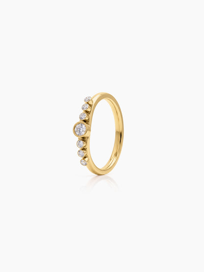 Cressida Diamond Soliotaire 18K Gold Plated Women's Rings