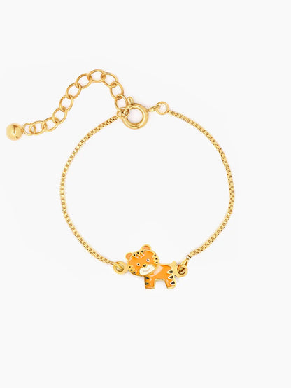 Cub Charm 18K Gold Plated Kid's Loose Bracelet