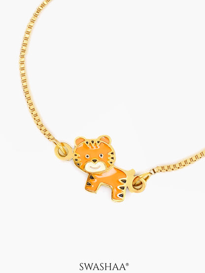 Cub Charm 18K Gold Plated Kid's Loose Bracelet
