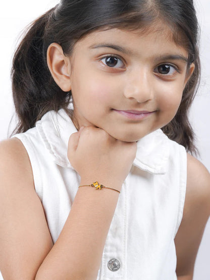 Cub Charm 18K Gold Plated Kid's Loose Bracelet