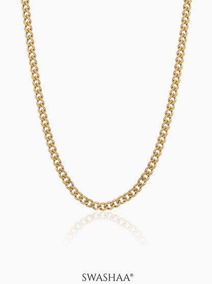 Cuban 18K Gold Plated 3 MM Men's Chain