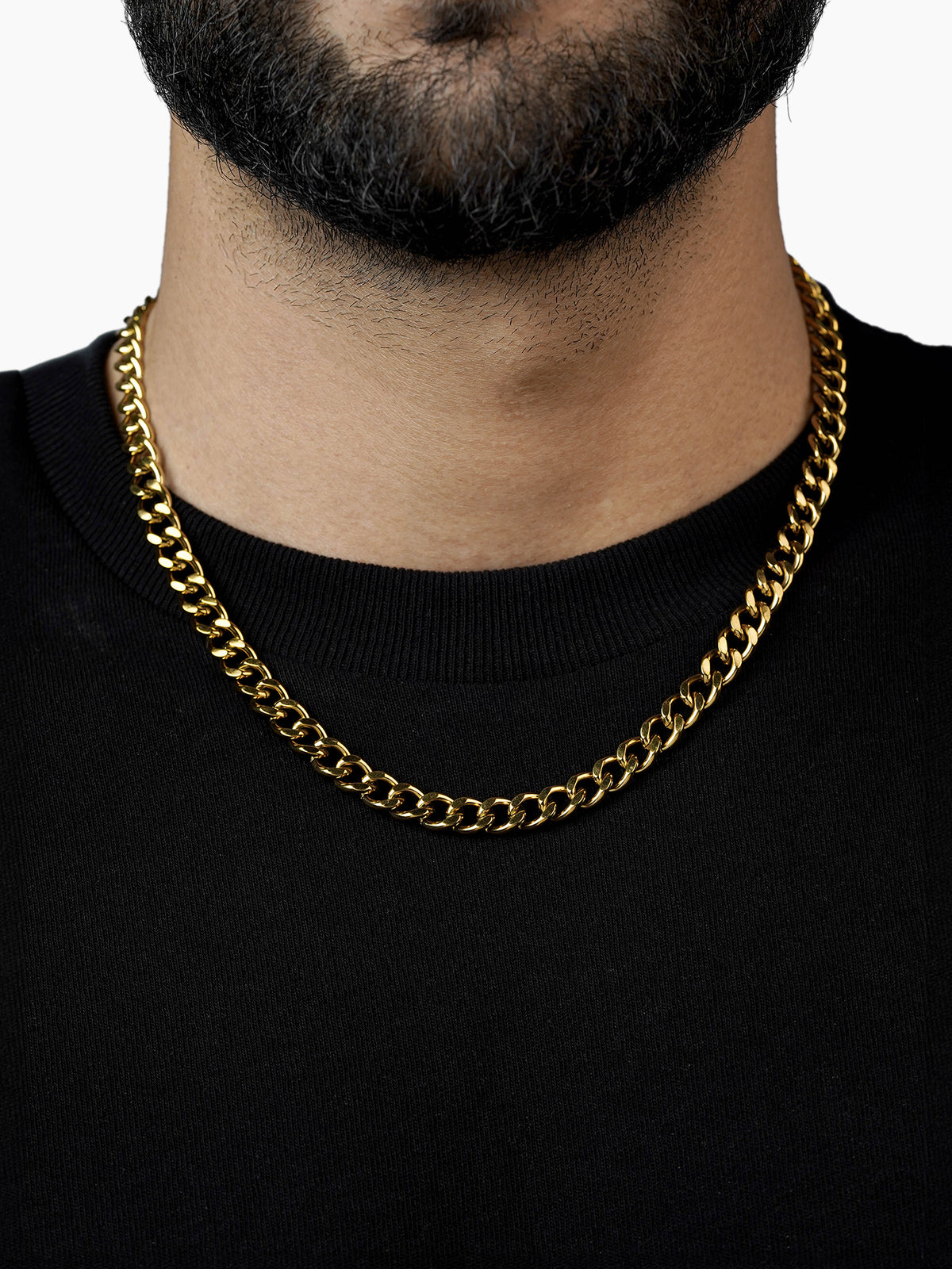 Cuban 18K Gold Plated 8 MM Men's Chain