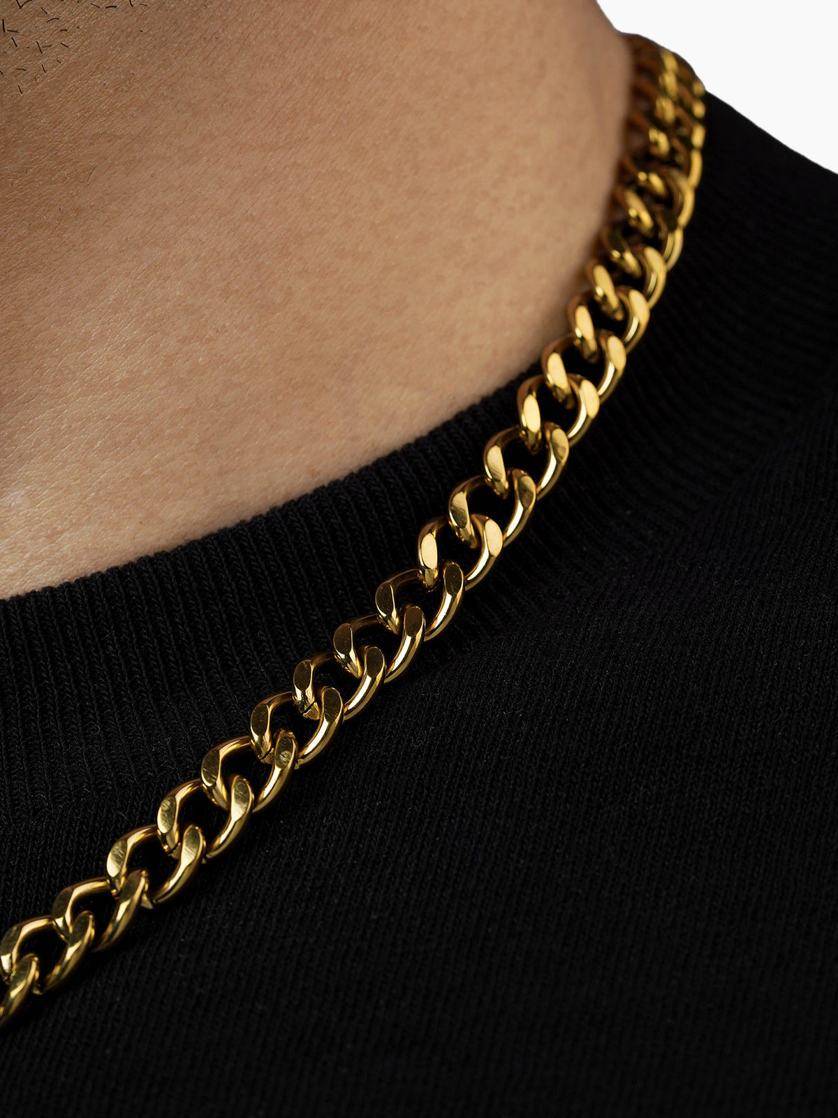 Cuban 18K Gold Plated 8 MM Men's Chain