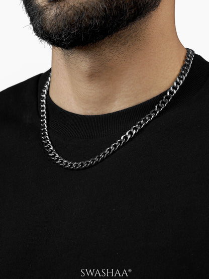 Cuban Silver 8 MM Men's Chain
