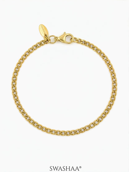 Cuban Chain 2MM Kid's Bracelet