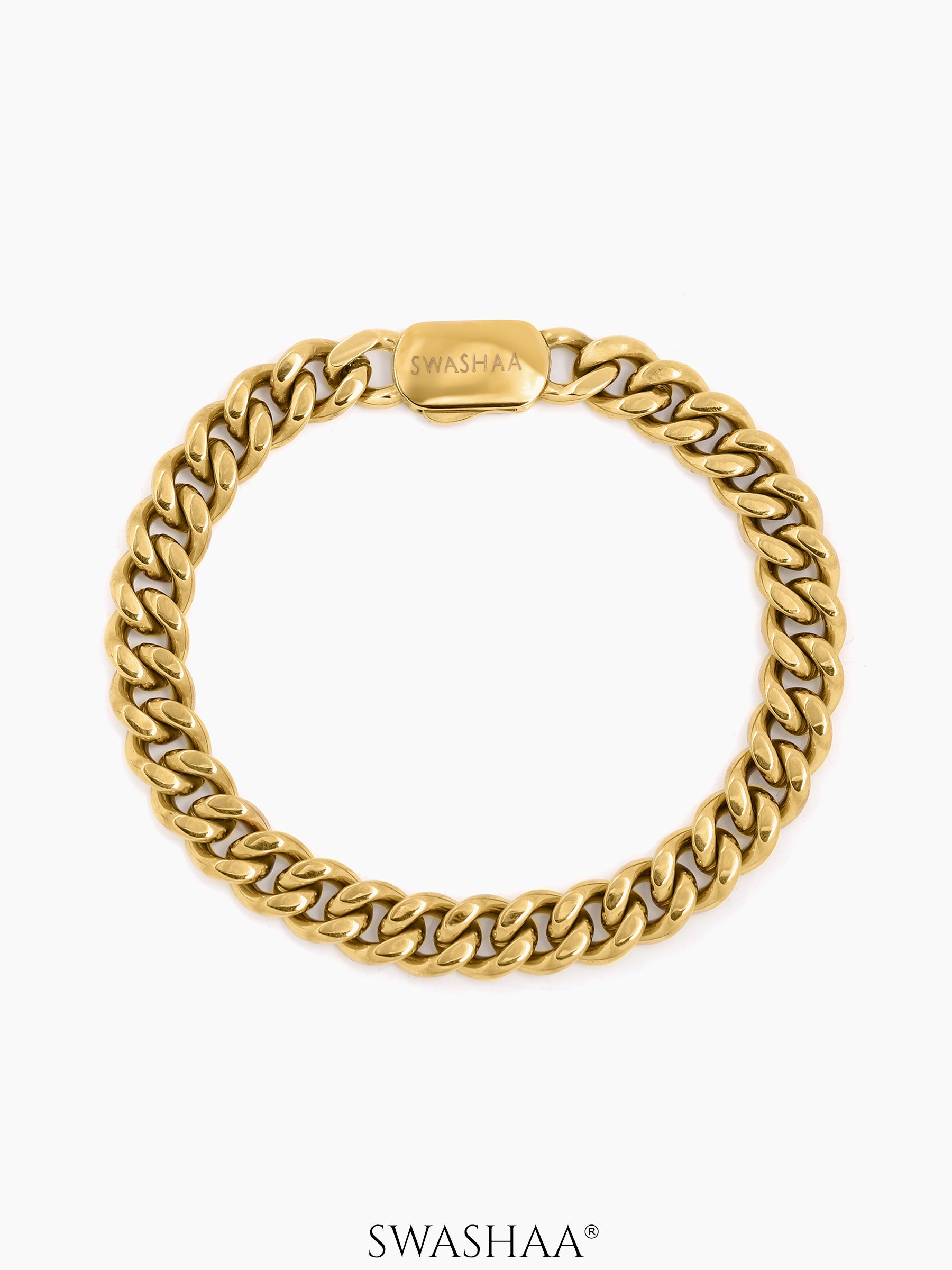 Cuban Chain 8 MM Men's Bracelet