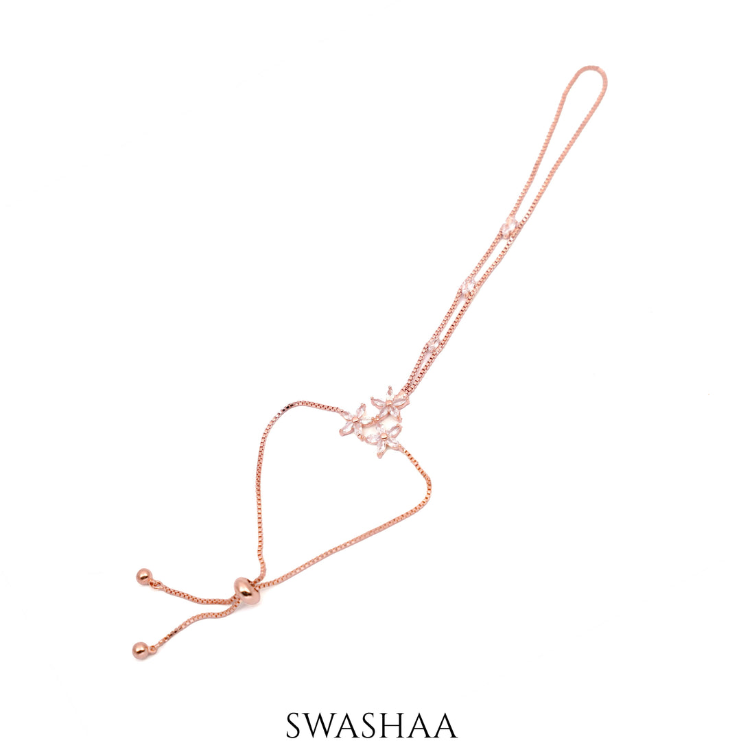 Dakshi Rosegold Plated Slave Bracelet