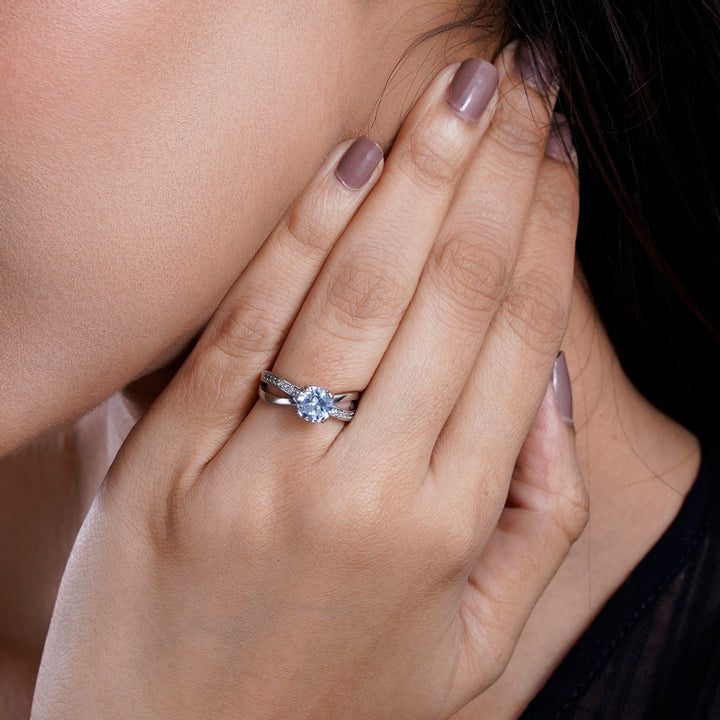 Drew Solitaire Ring - Swashaa