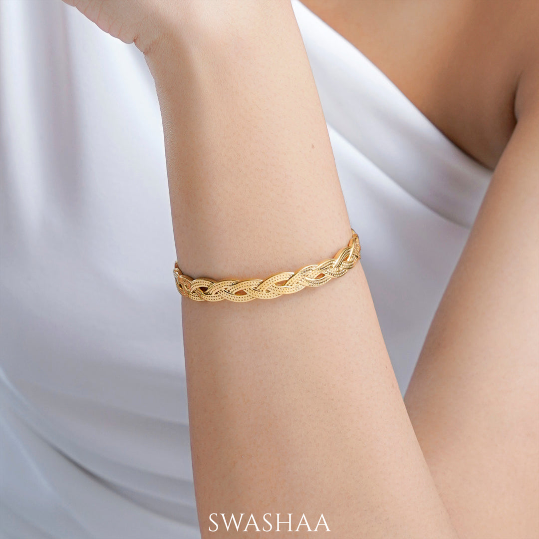 Kanksha 18K Gold Plated Bracelet