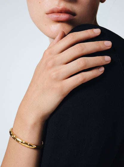 Danica Diamond Star 18K Gold Plated Cuff Bracelet