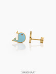 Dappy Whale 18K Gold Plated Kid’s Earrings