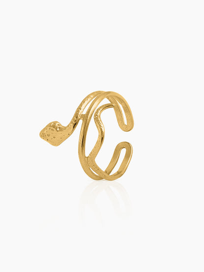 Daralice Fluid Snake Shaped 18K Gold Plated Ring
