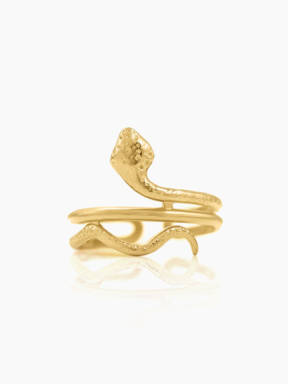 Daralice Fluid Snake Shaped 18K Gold Plated Ring