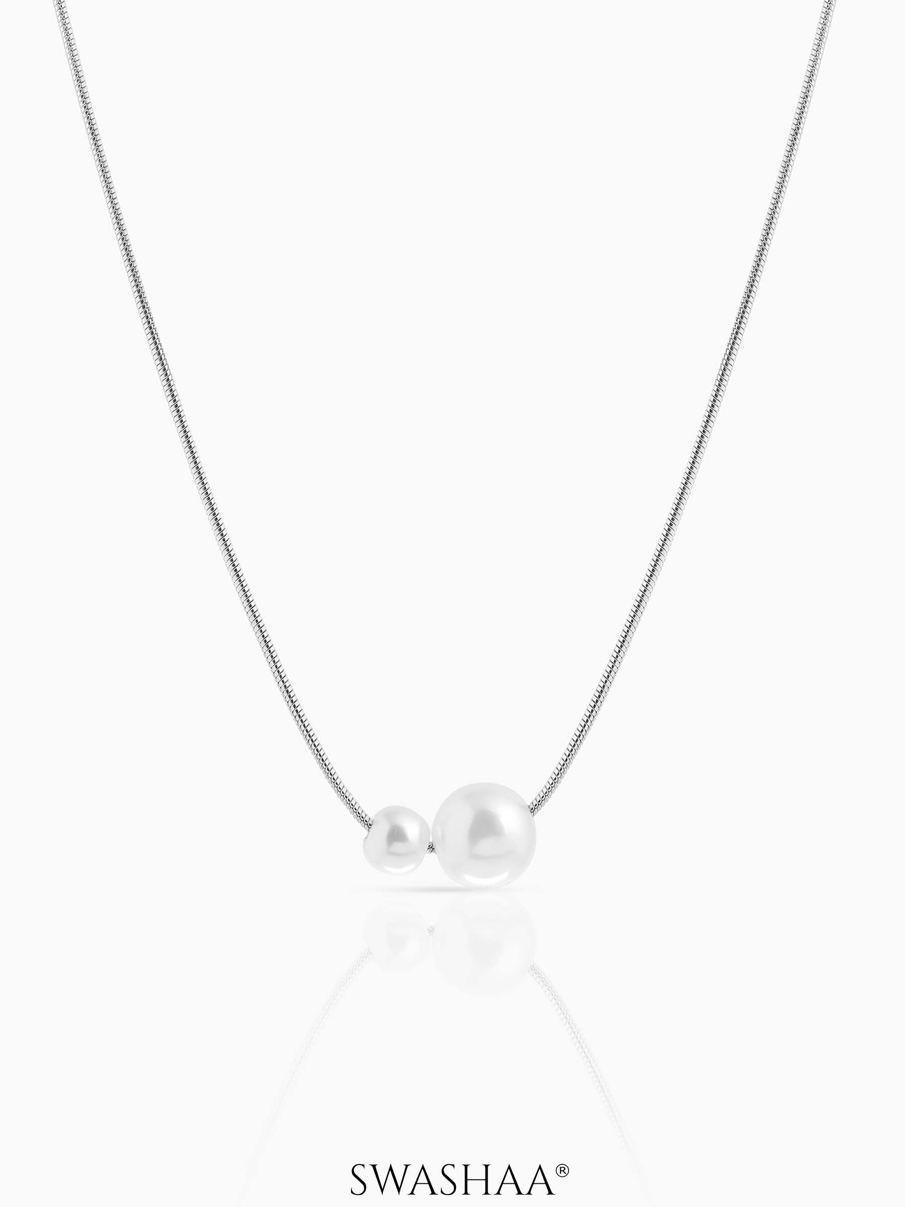 Daren Twin Pearl Men's Chain Pendant