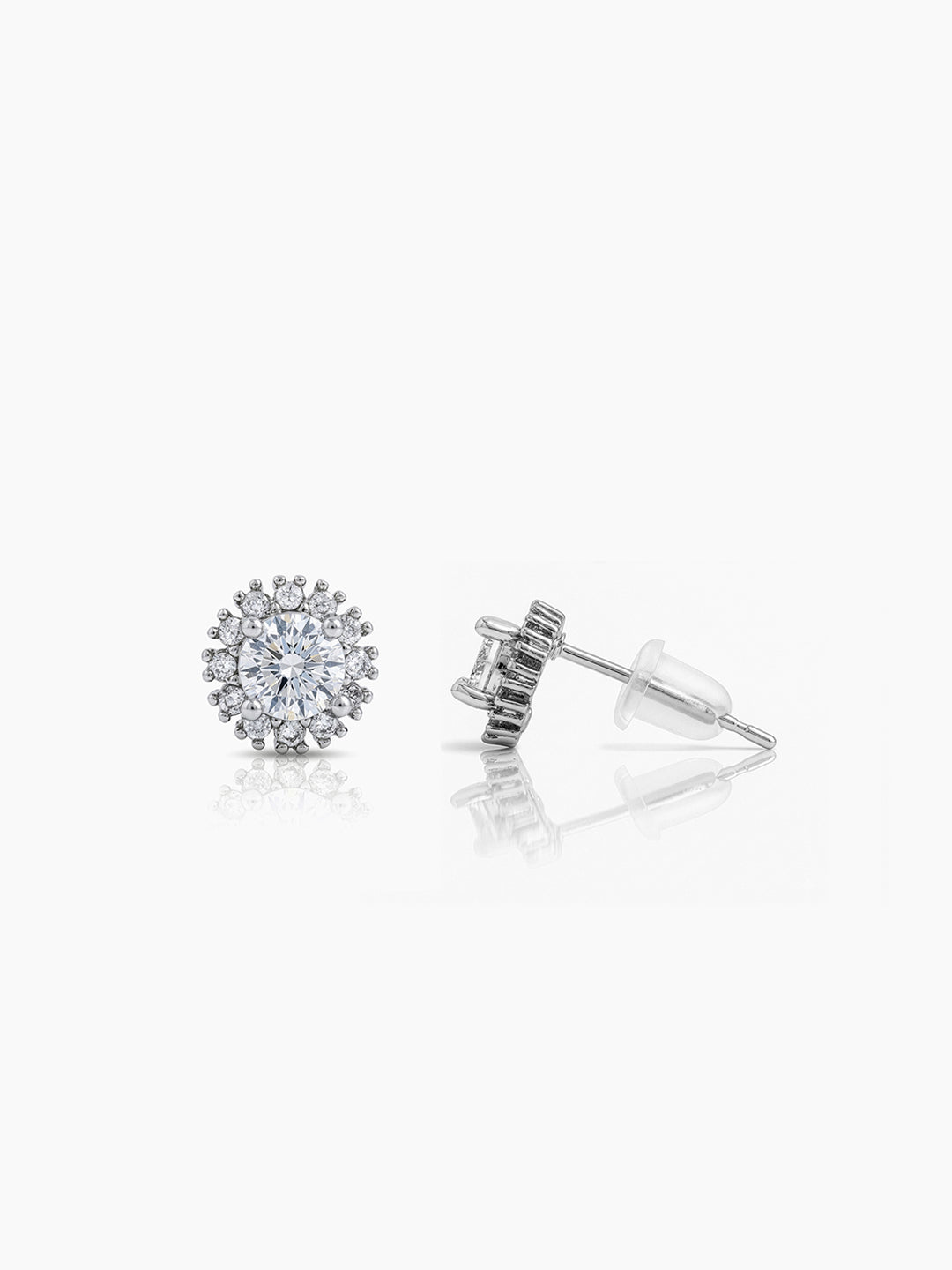 Darian Solitaire Men's Earrings - Swashaa