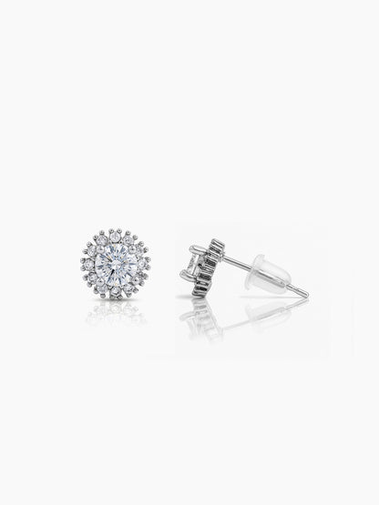 Darian Solitaire Men's Earrings - Swashaa