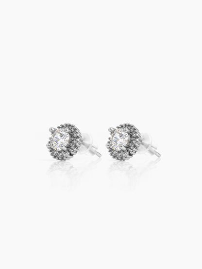 Darian Solitaire Men's Earrings - Swashaa