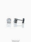 Dax Solitaire Men's Stud Earrings