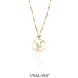Deer Galaxy 18K Gold Plated Necklace