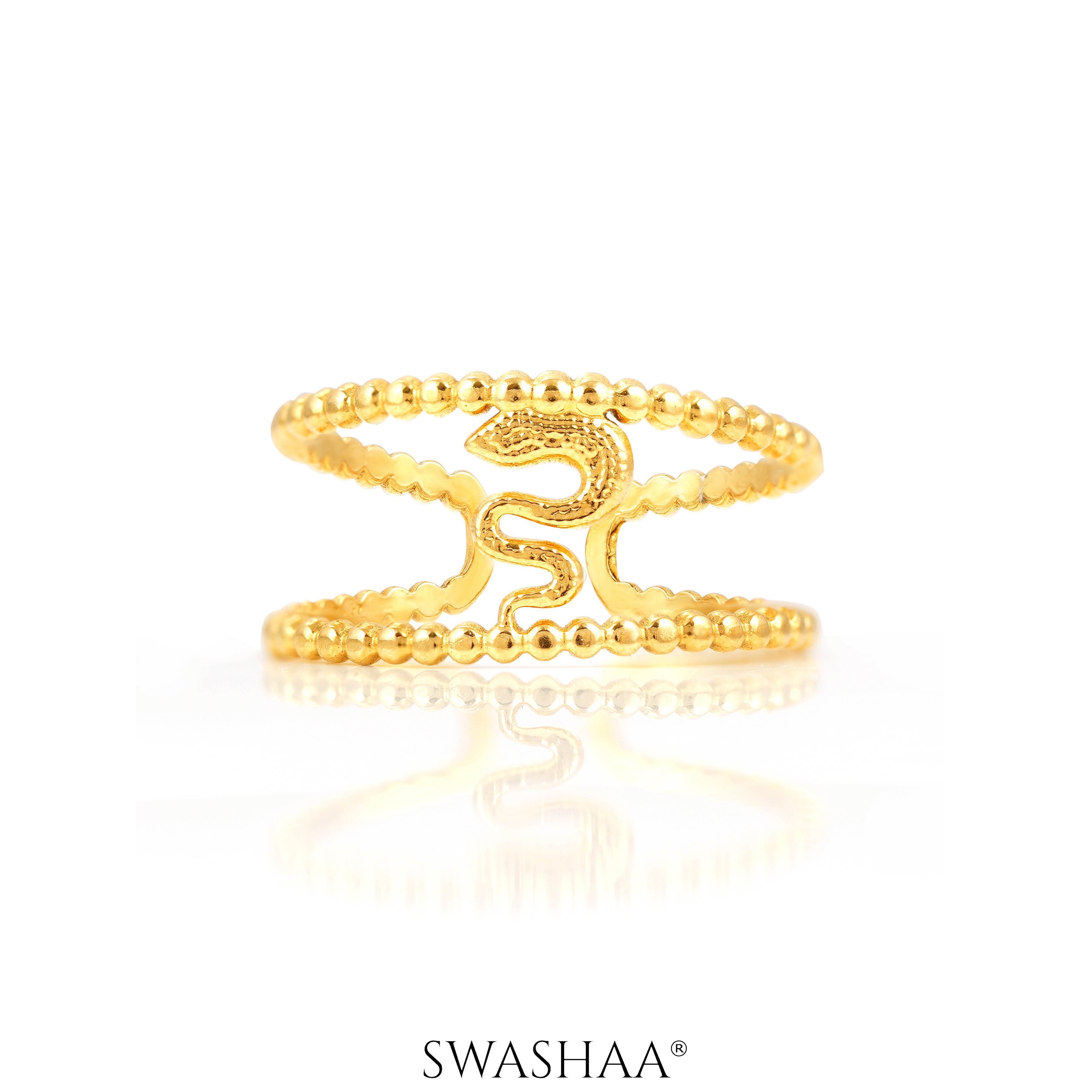 Derry 18K Gold Plated Ring