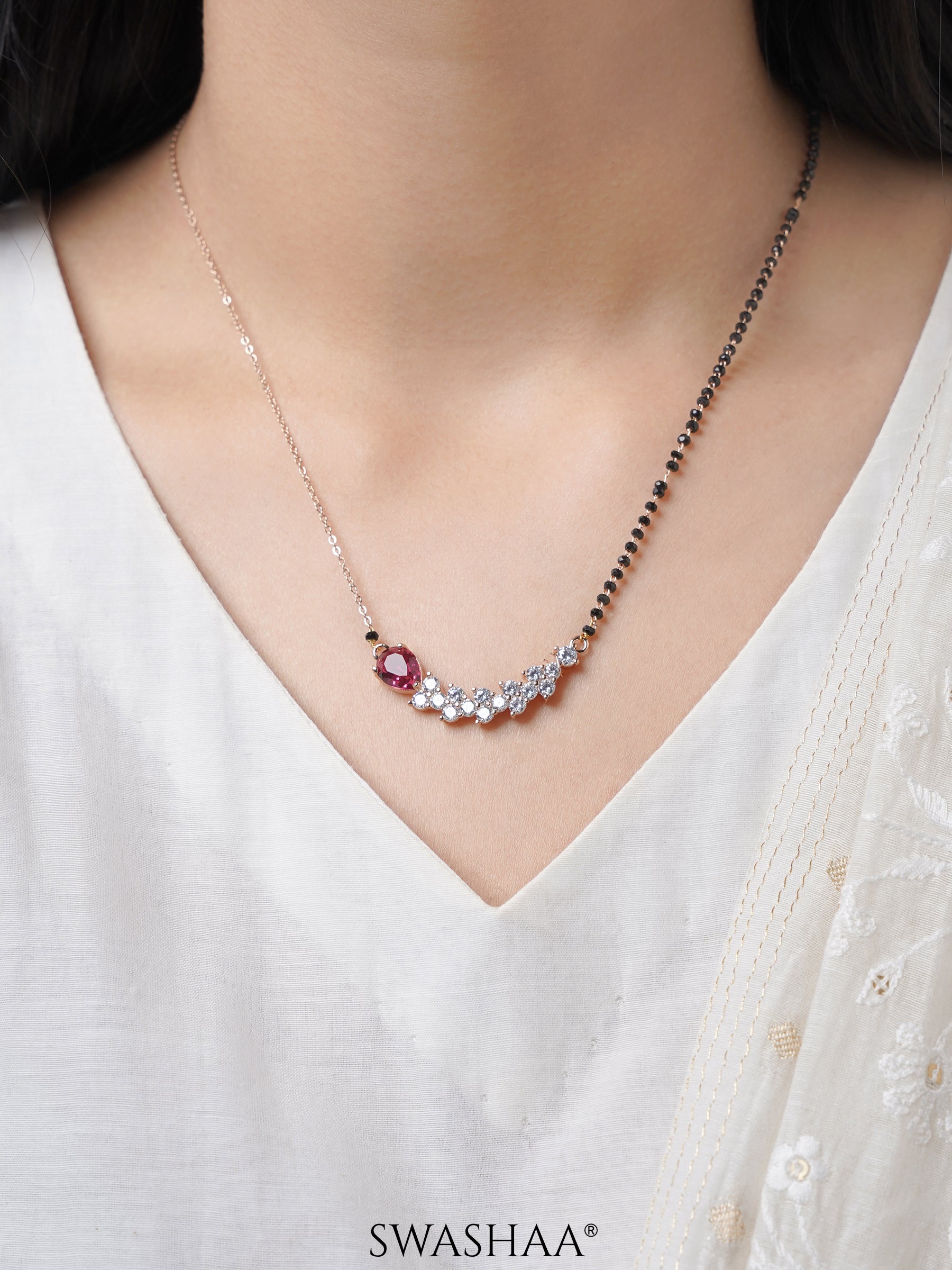 Devani Rosegold Plated Mangalsutra