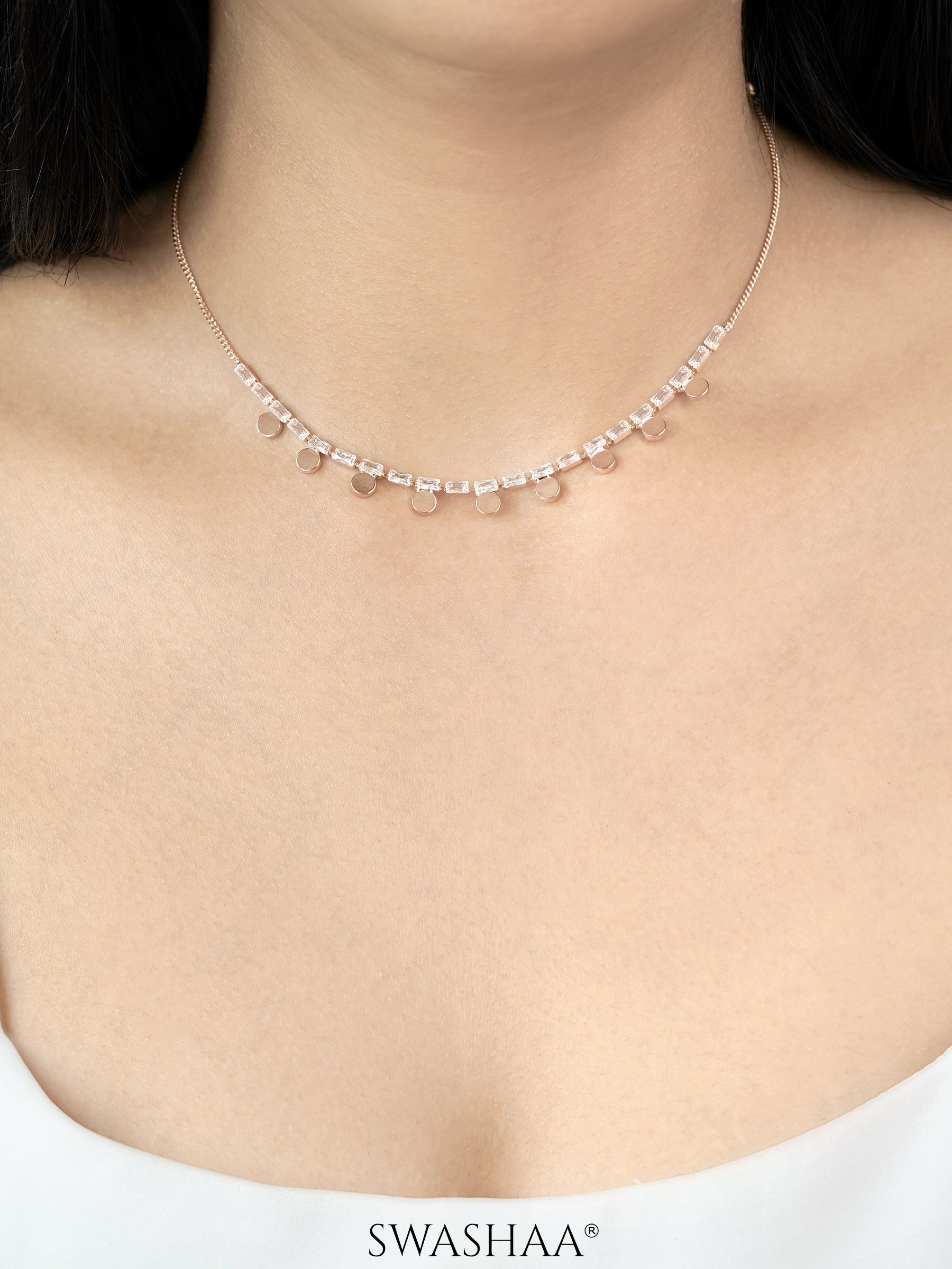 Deza Rosegold Plated Choker