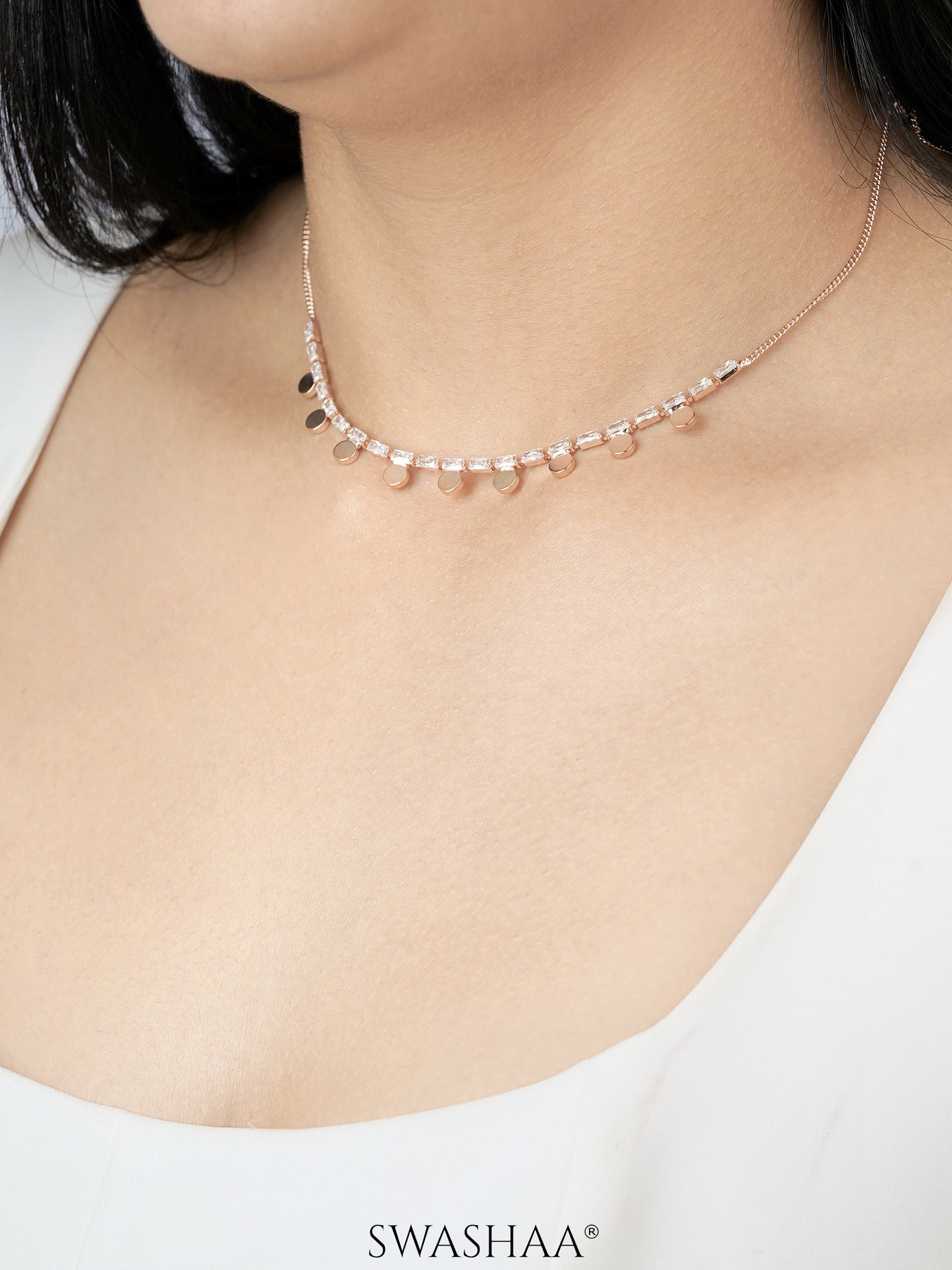 Deza Rosegold Plated Choker