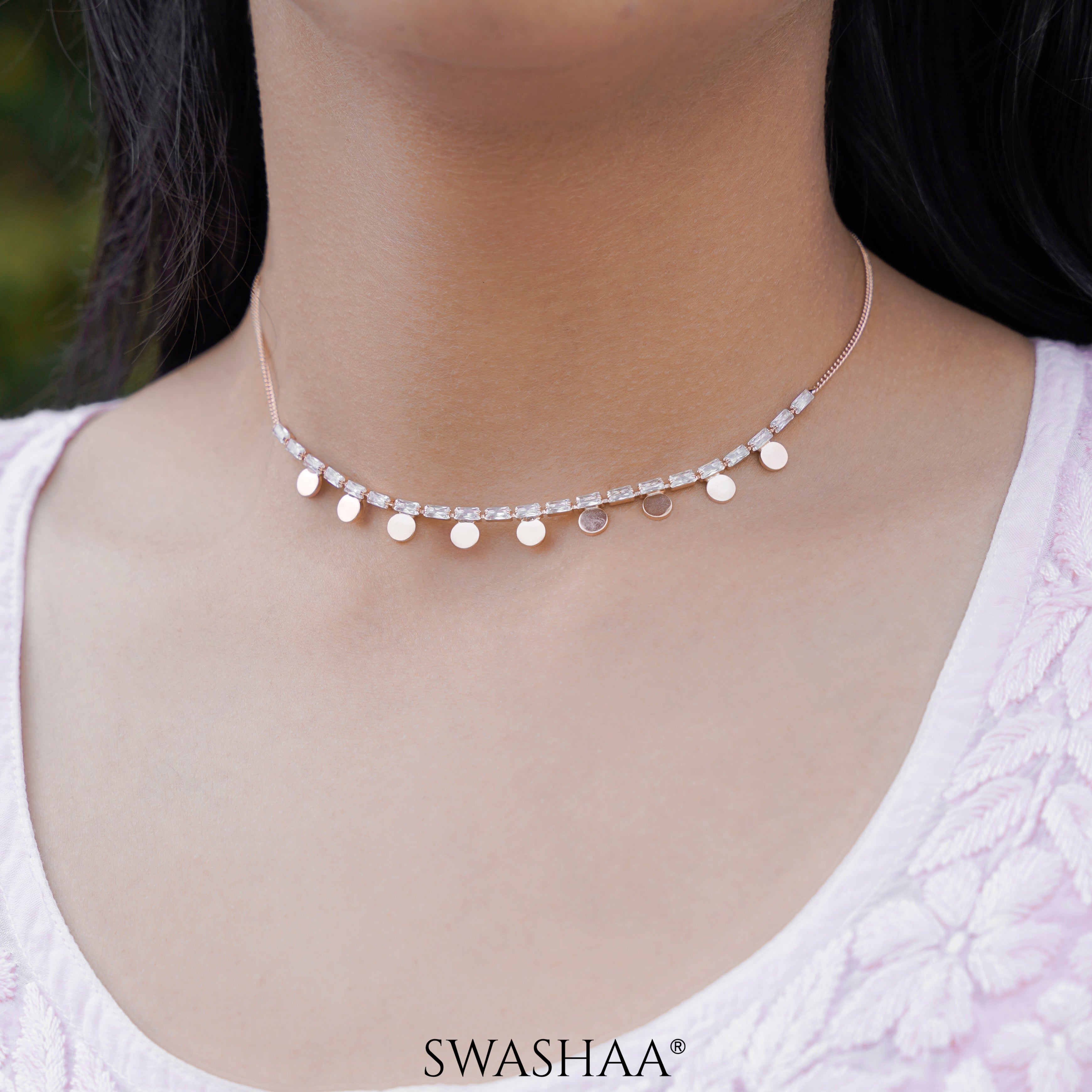 Deza Rosegold Plated Choker
