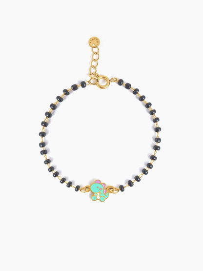 Dino Charm 18K Gold Plated Kid's Nazariya Loose Bracelet