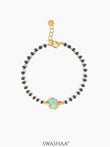 Dino Charm 18K Gold Plated Kid's Nazariya Bracelet