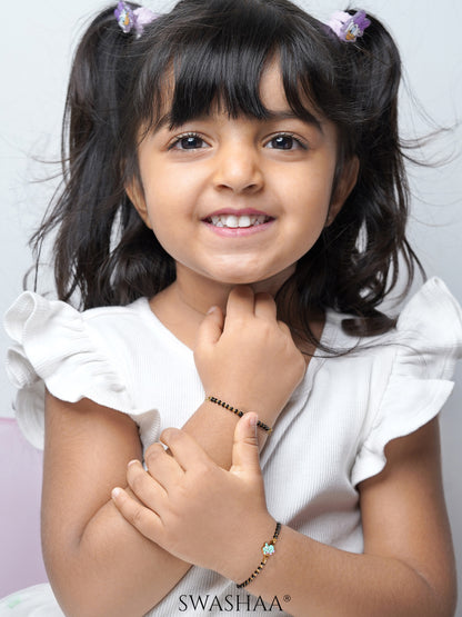 Dino Charm 18K Gold Plated Kid's Nazariya Loose Bracelet