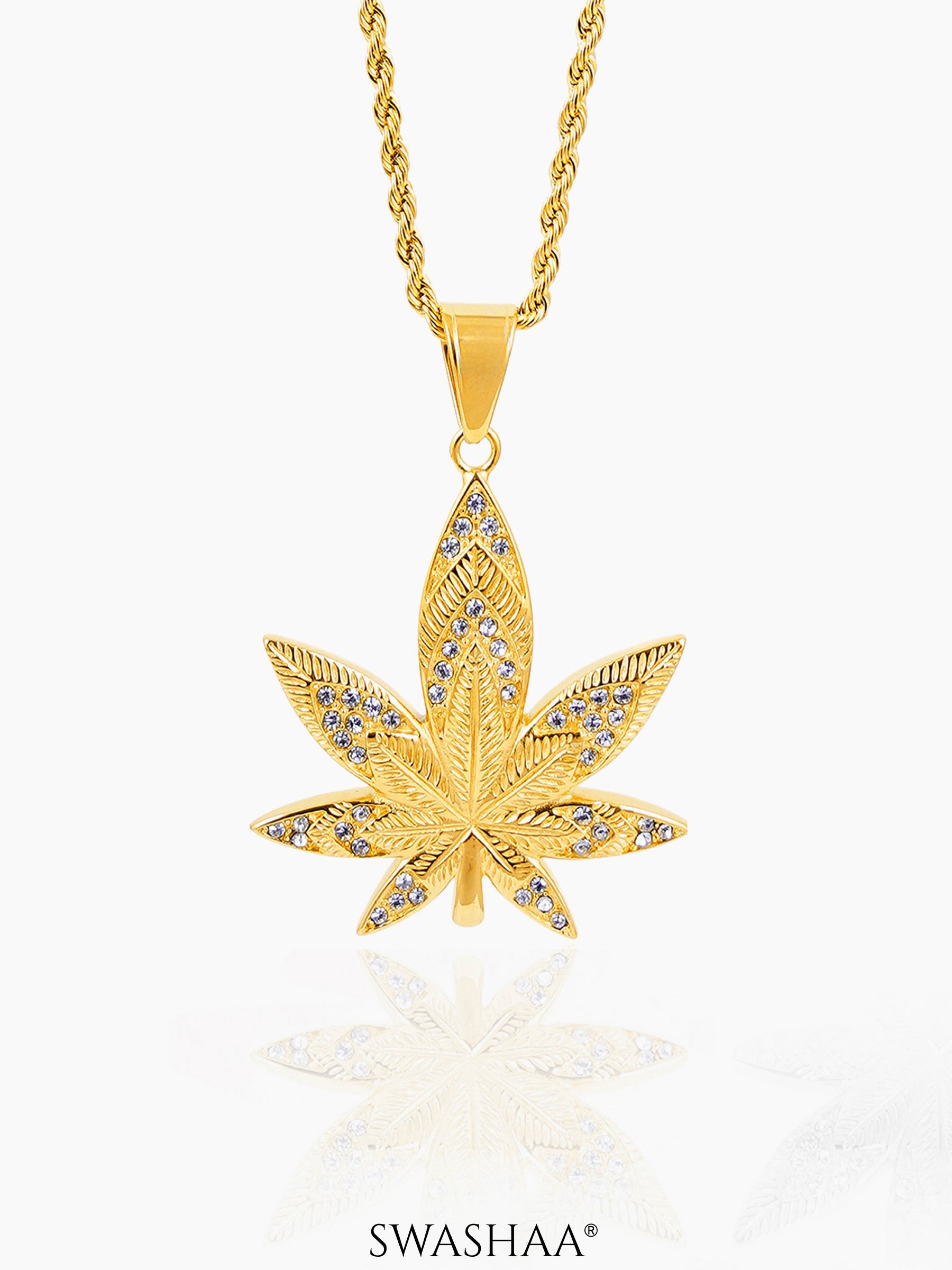 Dope Leaf Men's Chain Pendant