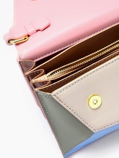 Drea Pink Women's Leather Sling Bag