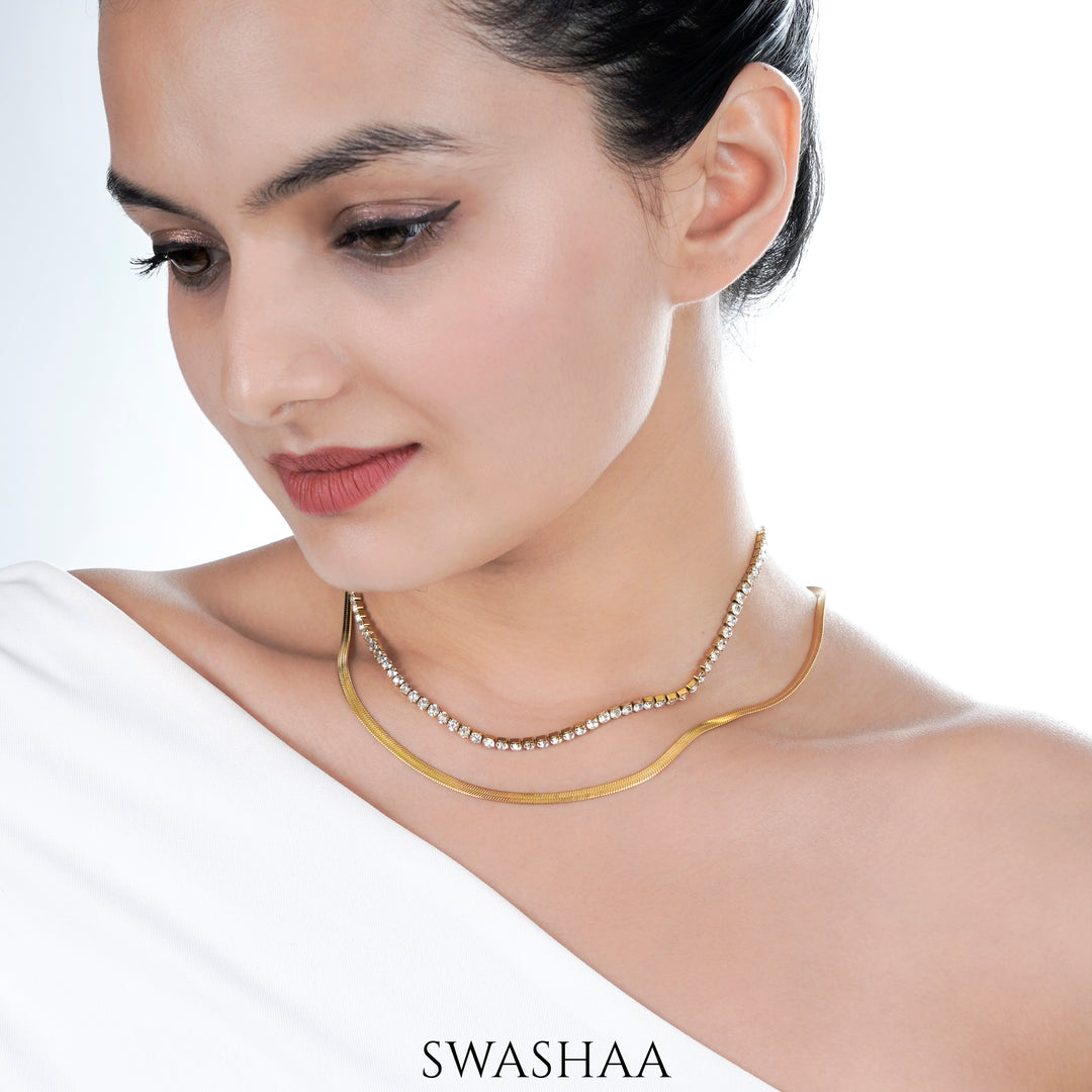 Dyani 18K Gold Plated Necklace