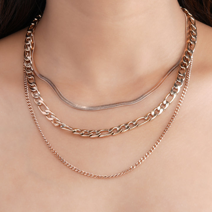 Lennon Rosegold Plated Necklace