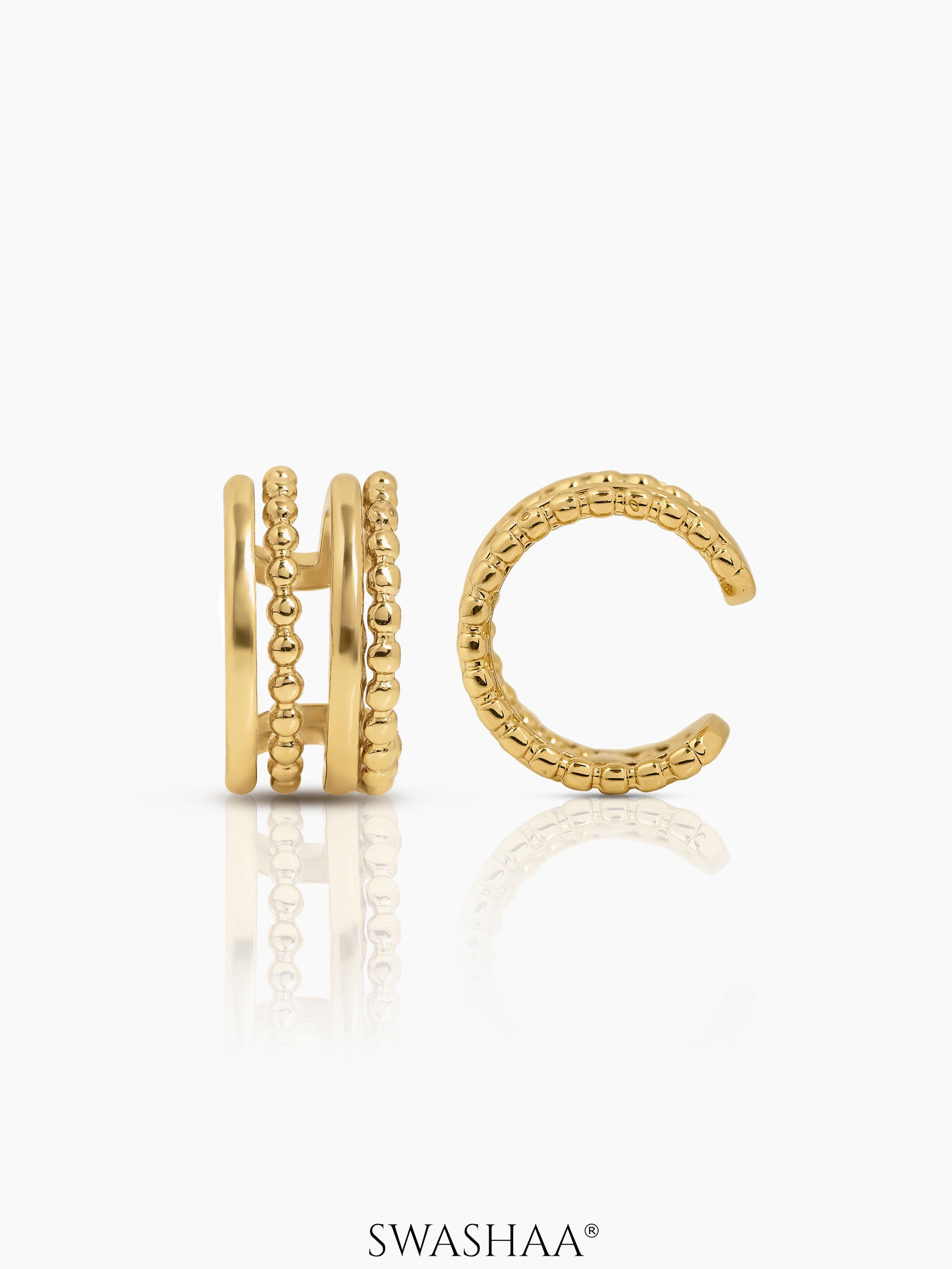 Eiran Multilayered Ear Cuffs