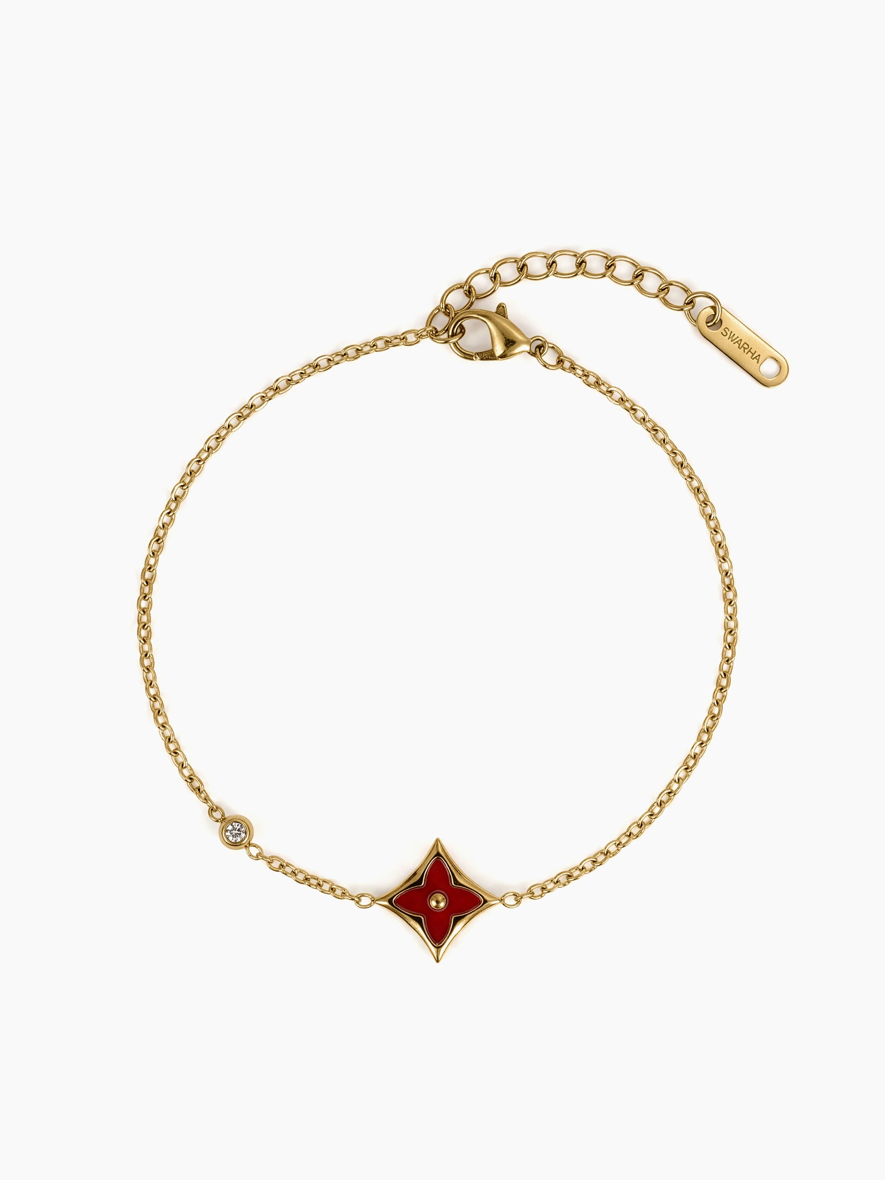 Ekansh Clover 18K Gold Plated Rakhi