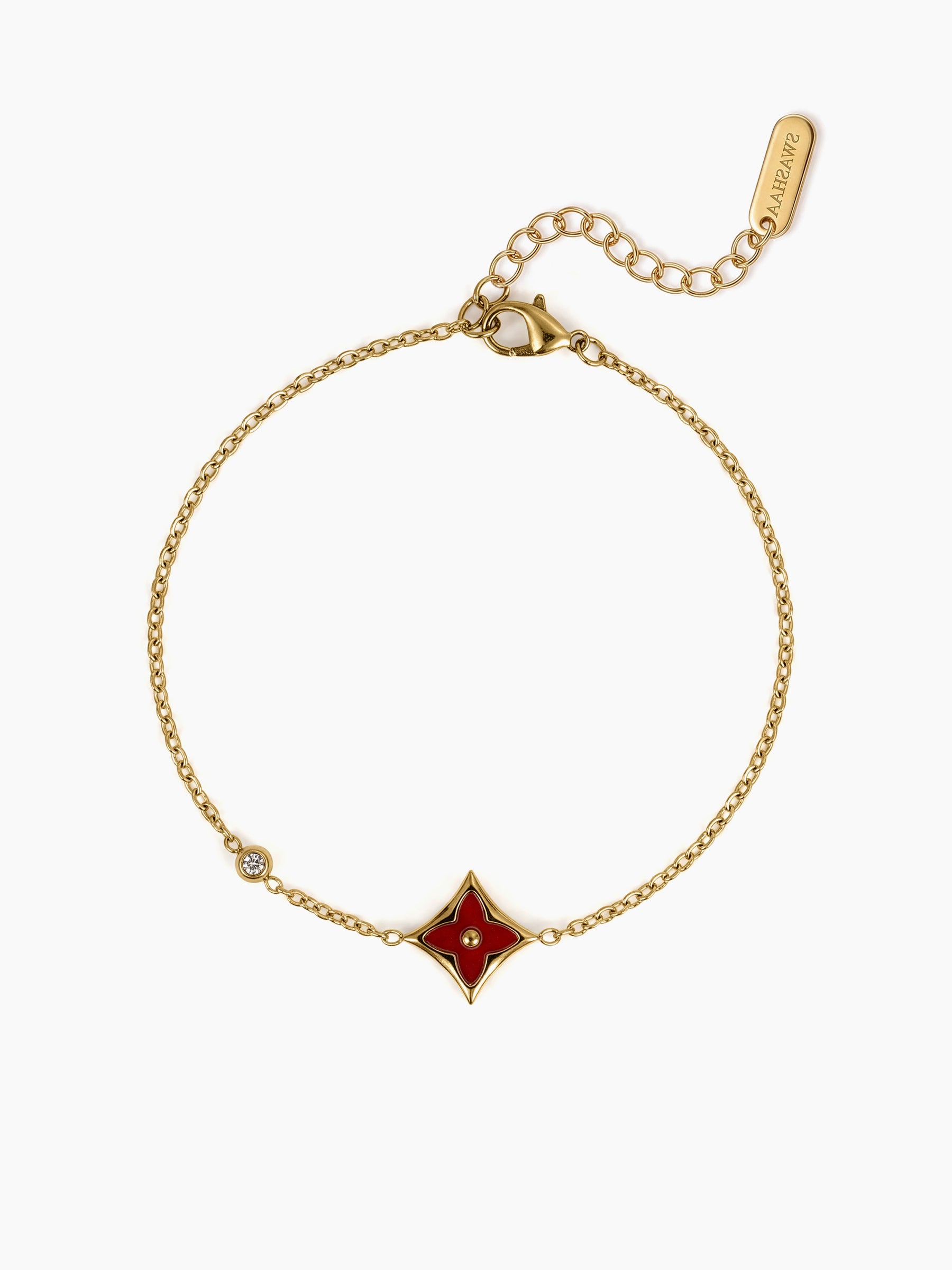 Ekansh Clover 18K Gold Plated Rakhi