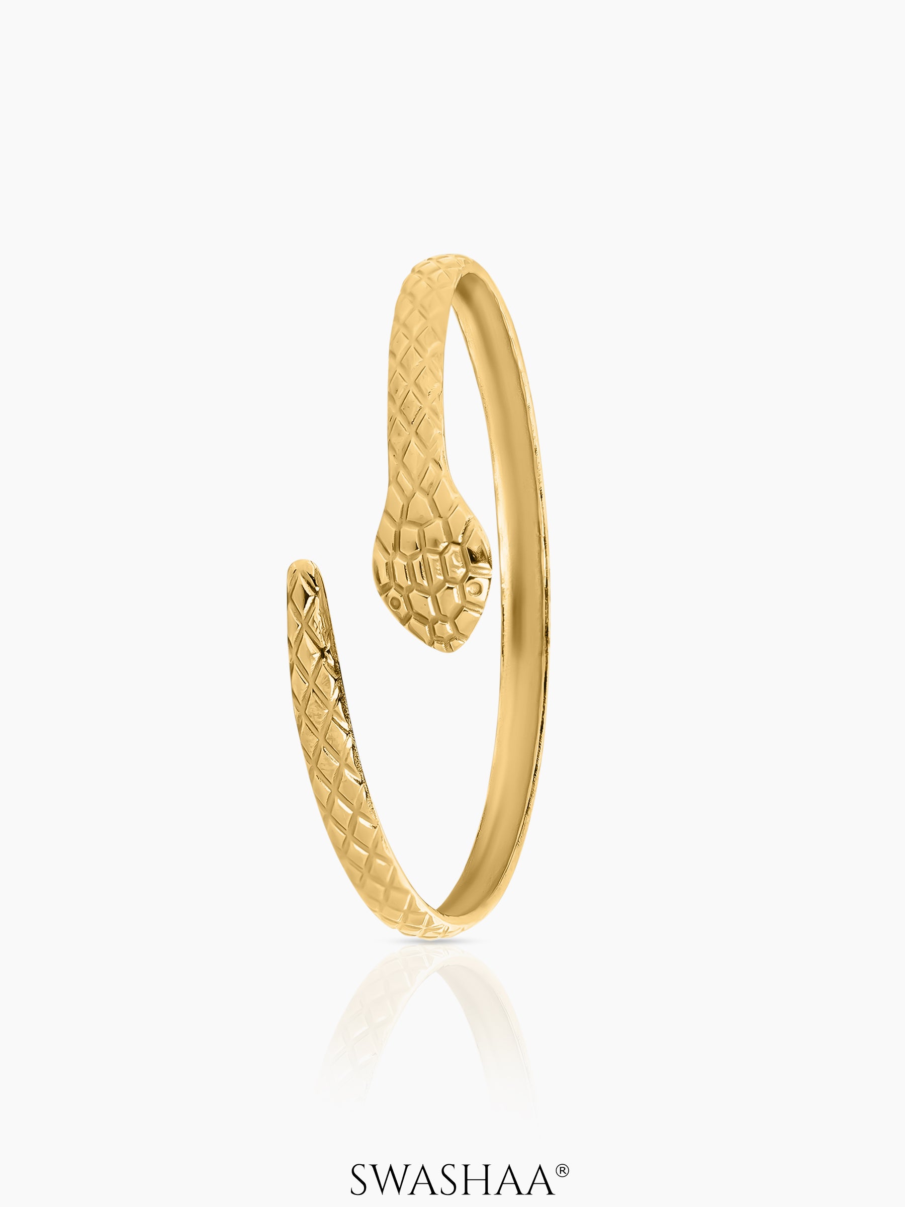 Eli Snake 18K Gold Plated Bracelet