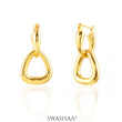 Elora 18K Gold Plated Hoop Earrings