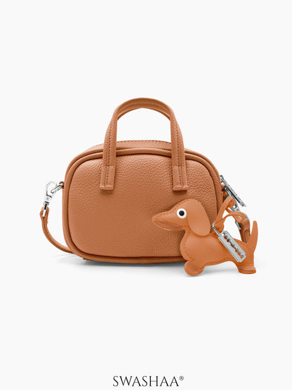 Elora Mini Leather Sling Bag - Swashaa