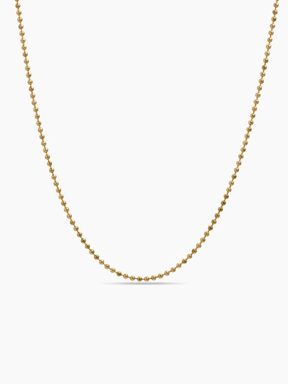 Elovia Beaded Line 18K Gold Plated Women's Chains