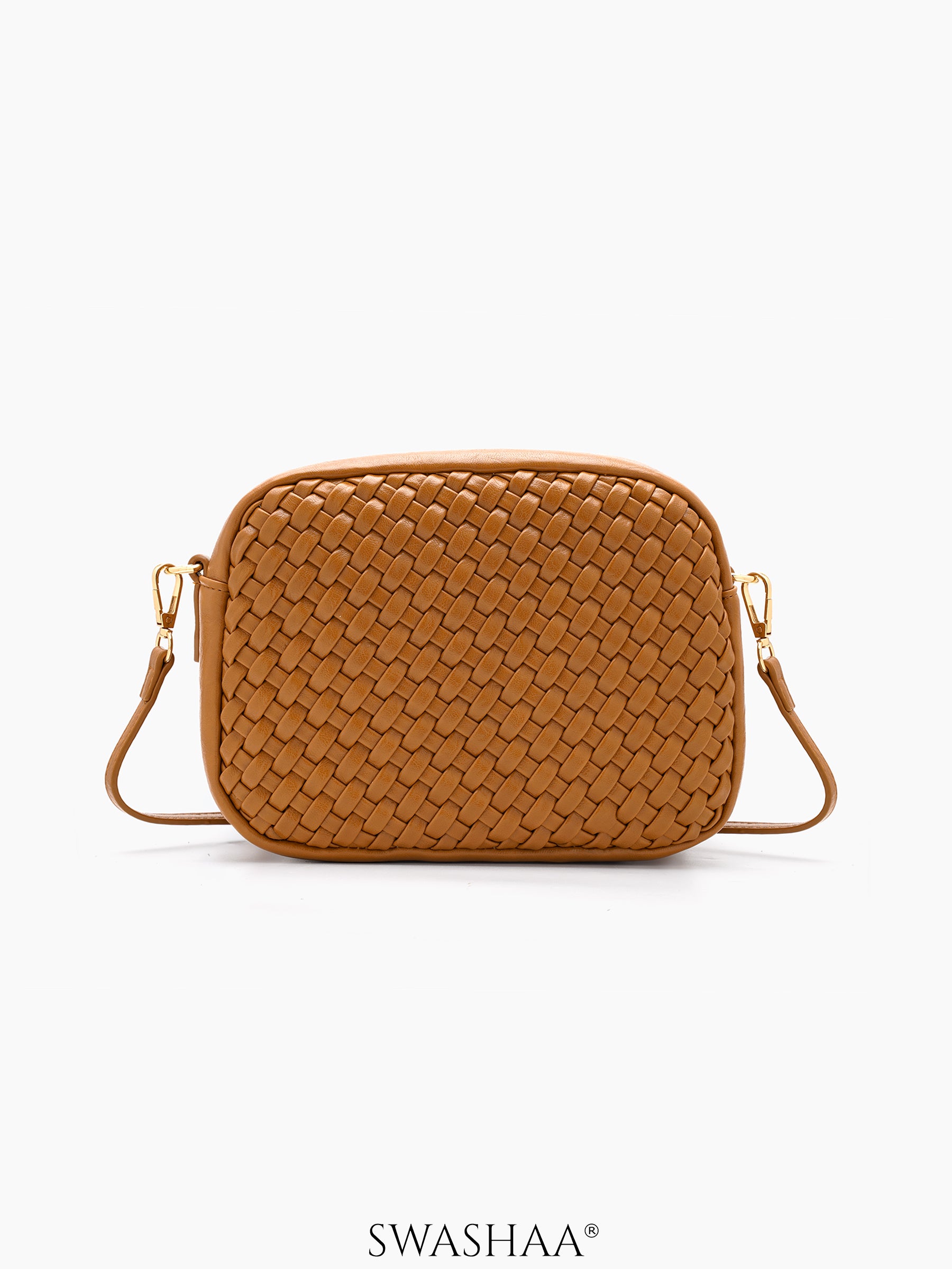 Elowen Leather Sling Bag - Swashaa