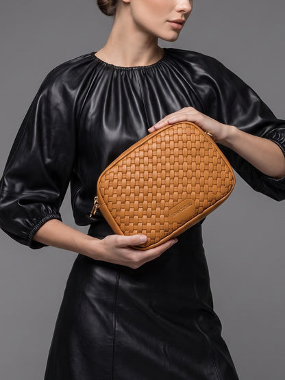 Elowen Leather Sling Bag - Swashaa
