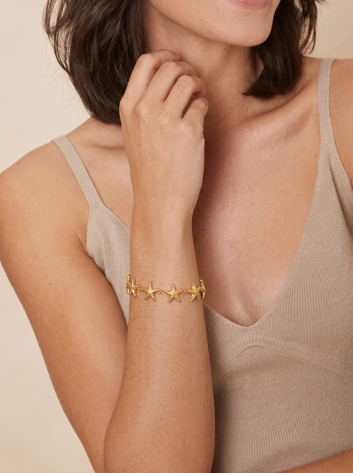 Elowen Starfish Link Charm Women's Loose Chain Bracelet