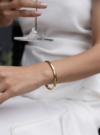 Emiral 18K Gold Plated Bangle Bracelet